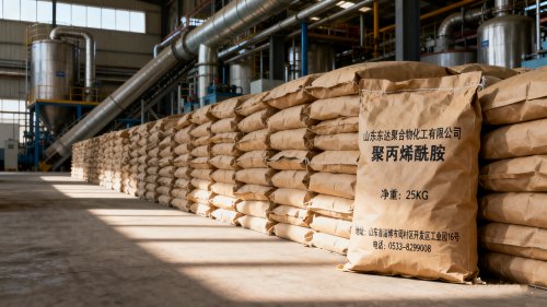 高分子聚丙烯酰胺悬浮剂装车配送现场