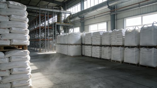 聚丙烯酰胺PAM散装粉末装车