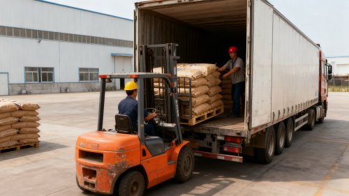 聚丙烯酰胺PAM工厂仓储到装车全流程