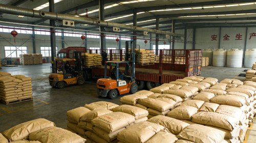 聚丙烯酰胺（PAM）装车现场