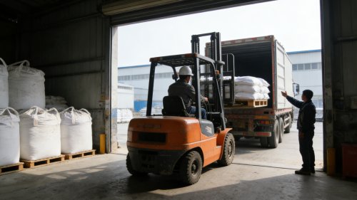 装载工业级PAM高分子产品