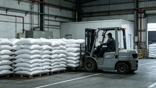 阴离子聚丙烯酰胺PAM吨袋装车分子量800至1500万用于水性涂料乳液增稠防沉改善流变性能厂区实拍