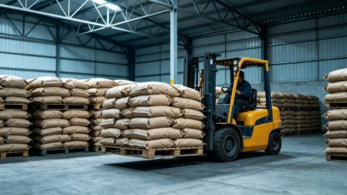 PAM高分子聚合物特性阴离子型厂区装车实拍