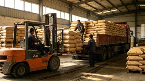 阳离子聚丙烯酰胺CPAM白色粉末工厂厂区装车分子量800至1500万用于造纸湿部助留助滤提高填料留着率